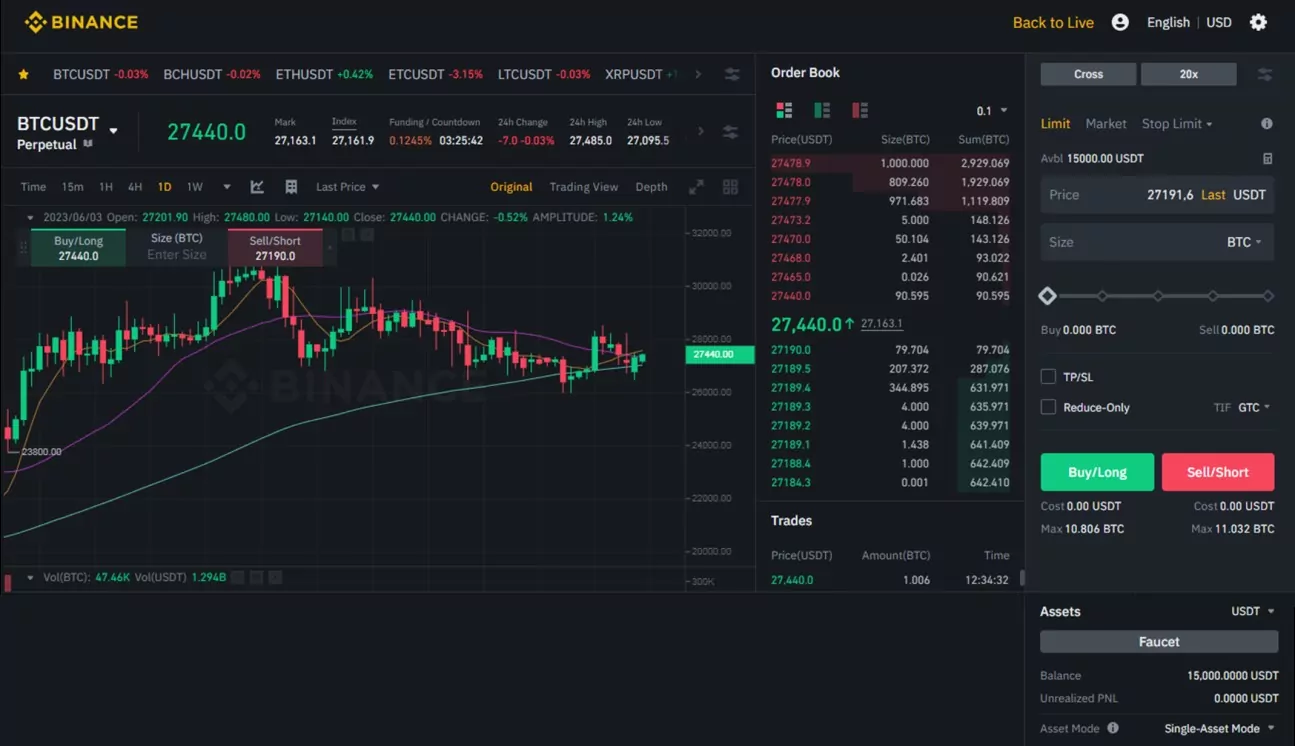 1513 Binance Futures деморахунок