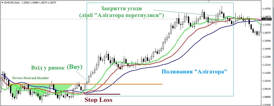 Як користуватися індикатором Алігатор