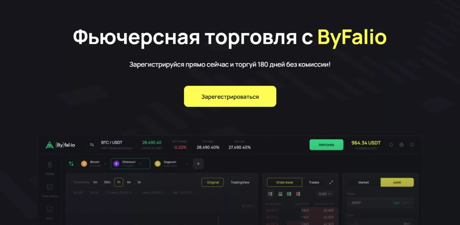 фьючерсы byfalio